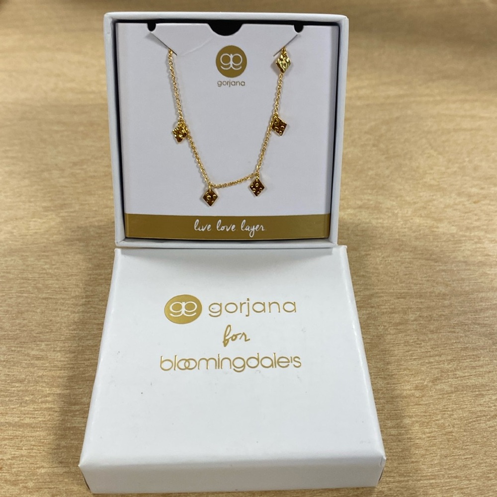 NWT Gorjana dainty necklace NWT & Box from Bloomingdale's.